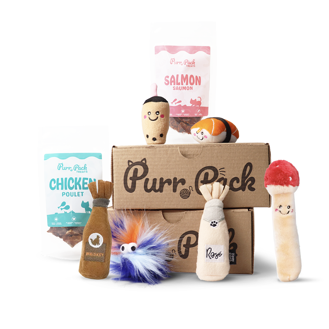 Purr Pack - 12 Month Subscription - Toys & Treats